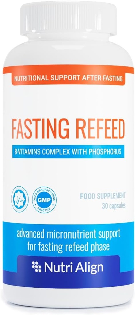 Nutri-Align Fasting Refeed Multivitamin | 30 Hızlı Çok Vitamin Kapsülleri | Erkekler ve Kadınlar için Multivitamin | B Kompleks, Phosphorus & Vitamin D & C Hızlı Çokvitaminler | Gluten Free