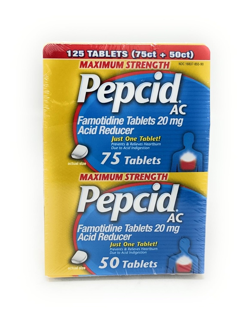 Pepcid AC Asit Maksimum Kuvveti - 125 Tablet