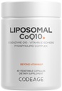 Kodage Liposomal CoQ10 Supplement - 125 mg Coenzyme Q10 Vitamin E Isomers Tocopherols - 2Month Supply - 1 Capsule Per - Liposomal Delivery - Vegan, Non-GMO, Gluten-Free - 60 Capsules