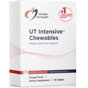 Designs for Health D-Mannose with Cranberry Chewables - UT Intensive Chews for Women + Men, Urinary Tract Support Supplement with Cranberry Extract - Natural Orange Flavor - Vegan (30 Tablets)