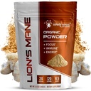 WELLNESS LABSRX Lions Mane Toz, Mushroom Supplement - 2000mg - Lions Mane Supplement - Lion's Mane Mushroom Toz Beyin Supplements for Memory and Focus, Immune Support and Health - 120 Servisler