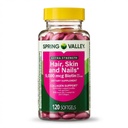 Spring Valley Ekstra Güçlü Saç, Skin & Nails Diyetry Supplement 120ct 5000 mcg