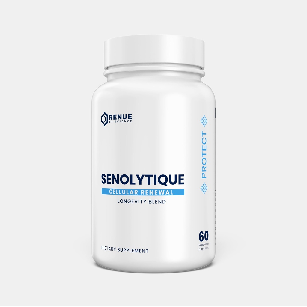 Renue By Science Senolytique Senolytic Supplements | 60 Capsules with Fisetin (35 mg) Quercetin (78 mg) & Spermidine (3mg) in the USA & Third-Party Tested in the USA & Third-Party Tested