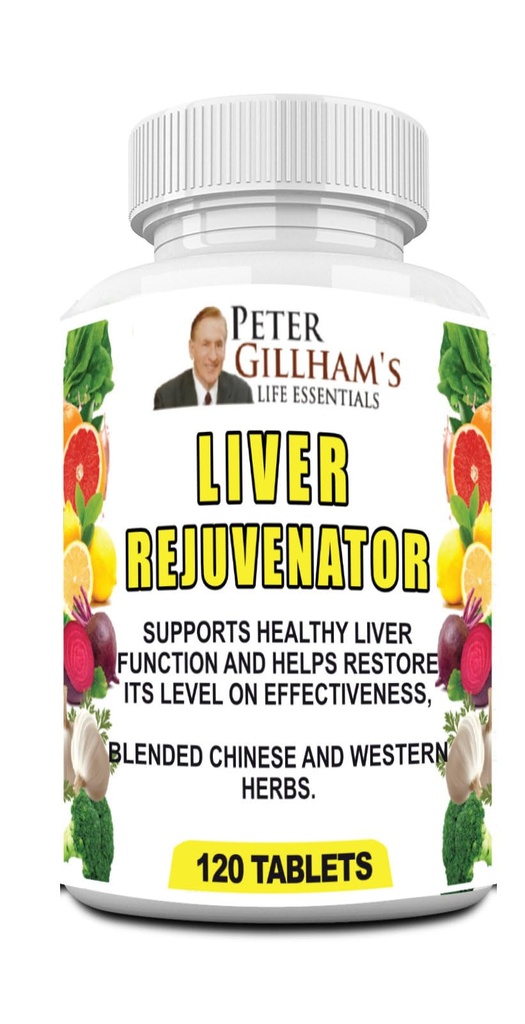 Liver Rejuvenator 120 Tablet, 40 All Natural Non-GMO Herbal Mix 780 mg Liver Cleanse, Liver Support Made in the USA Peter Gillham's Life Essentials