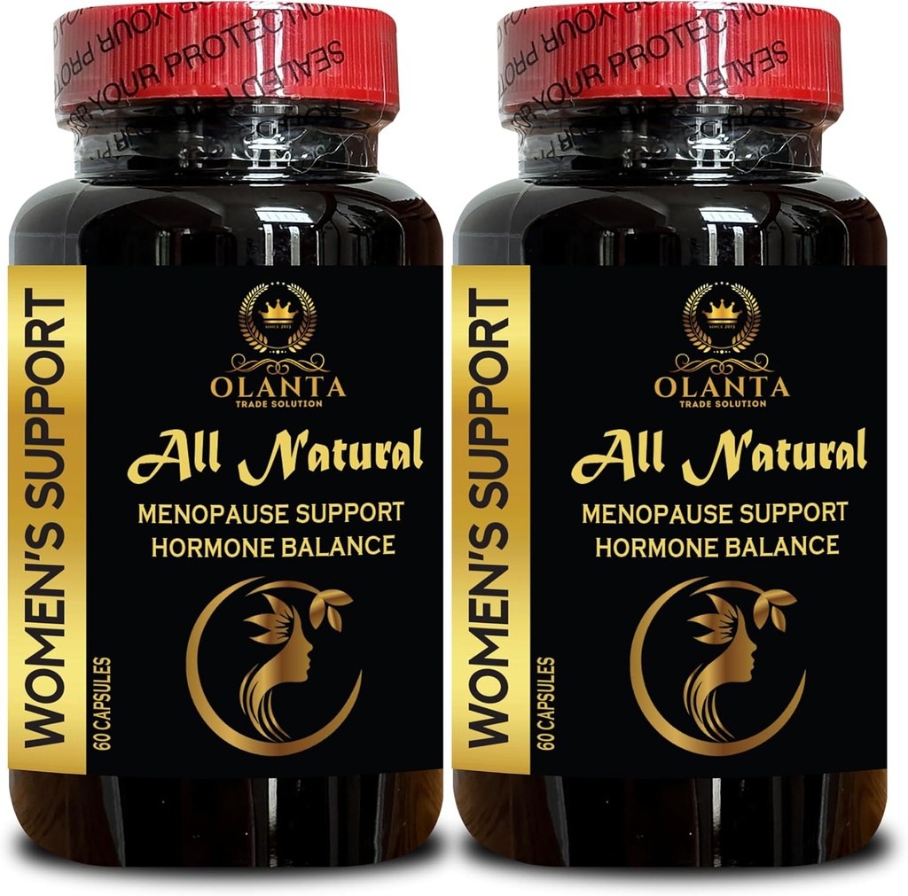 Kadınlar Destek - Trans-resveratrol Supplement | Black Cohosh Root | Menopause Support & Night Sweats | Advanced Menopause Support - 2 Şişes 120 Capsules