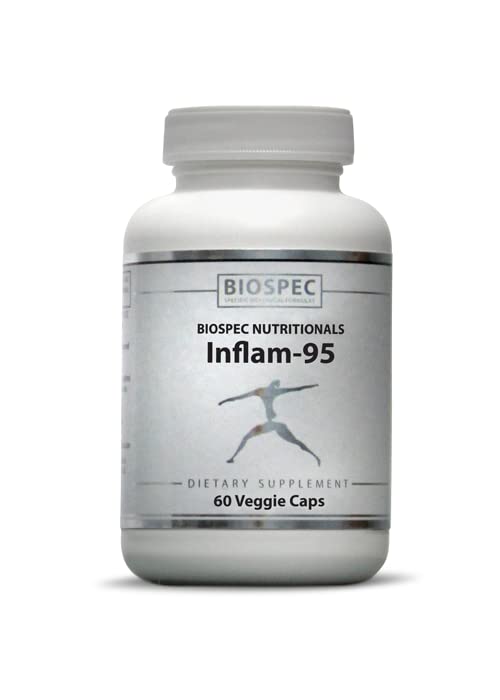 Inflam-95 - Ginger Root Extract 2.000 mg, Curcumin Root Extract, Boswellia Serrata Extract, Nettle Leaf, Bioperine - Sağlıklı Inflammatory Cevap *