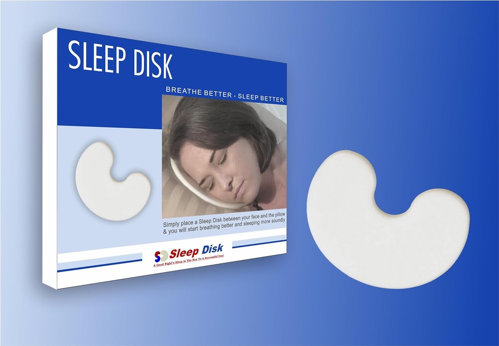 Dr. Organizer tarafından Uyku Diski – Breathe Easier & Sleep Better with Ergonomik Köpük Disk – Hava akışını azaltın, Skin & Eyelashes – Great for Allergies & Comfort at Night