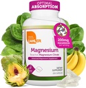 Zahler - Magnezyum Supplement Capsules 200 mg (250 Kont) Max Abors için Biyoaktif Magnezyum Citrate - Erkekler ve Kadınlar için Doğal Magnezyum Mineral - En İyi Magnezyum Tamamları