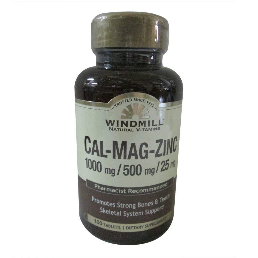 Windmilluba, Magnezyum ve çinko Tabletleri 100 Tablet (Pazarlama paketi)