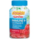 Emergen-C Immune+ Triple Action Immune Support Gummies, BetaVia (R), 1000 mg C, B Vitaminleri, Vitamin D ve Antioksis, Raspberry, Back to School Essentials - 45 Kont