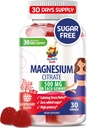 Çocuklar ve Yetişkinler için Magnezyum Gummies - 500 mg - Calm Magnezyum Chews - Magnezyum Citrate Chewable Supplement for Mood & Muscle Support