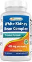 En iyi Naturals White Kidney Bean Kompleks 1800 mg In Service- 180 Capsules. Non-GMO ve Gluten Free