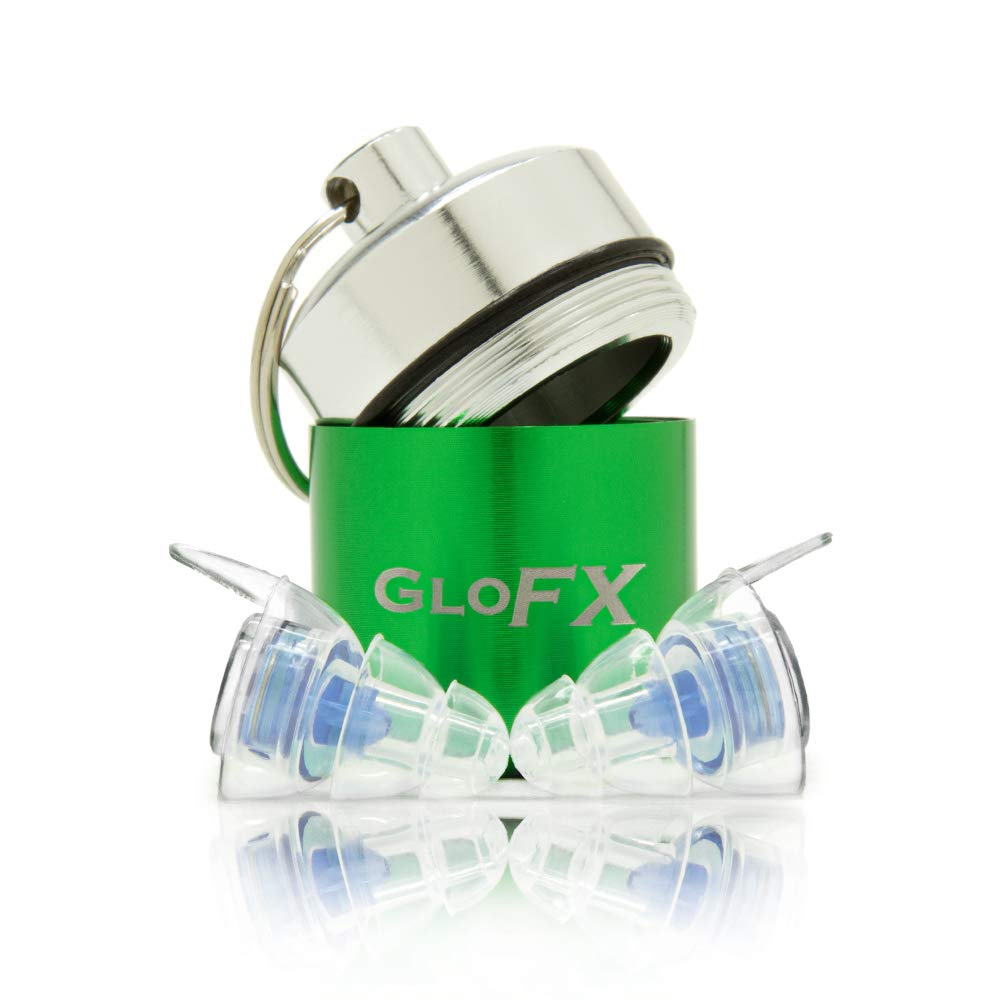 Glofx Ear Plugs - Music Events Konserleri ve Festivaller için Rahat İşitme Koruma - Musician Gürültü Reusable Earjurs High Fidelity