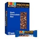 KIND Protein Snack Bar, Dark Chocolate Nut, Sağlıklı Snacks, Gluten Free, 12g Plant Protein, 12 Kont