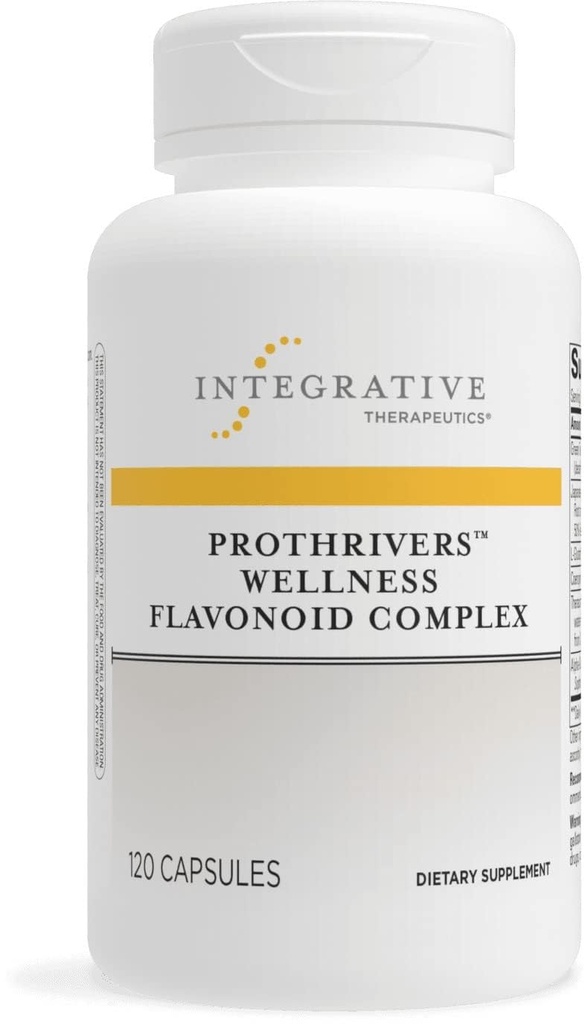 Bütünleştirici Tedaviler ProThrivers Wellness Flavonoid Kompleksi - Sağlıklı Antioksi Pat yolları * - CoQ10 ile Curcumin Extract, Green Tea Extract and L-Glutathione - Dairy Free - 120 Capsules