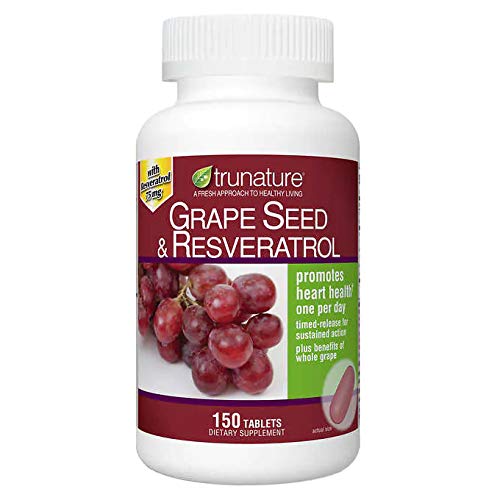 Trunature Grape Tohum & Resveratrol 150 Softgels, Şişe