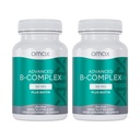 Omax3 2 Şişe - Biyotin ile Gelişmiş Vitamin B Kompleksi 50MG | Güçlü & Shiny Saç, Skin Nails, Destek Stres, Immunity, Energy Metabolism, 90 Capsules/per Şişe
