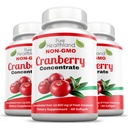 No-GMO Cranberry 12.600 mg - Triple Strength Softgels - Erkekler ve Kadınlar için Swallow Pills'a Kolay, 3 Şişeler