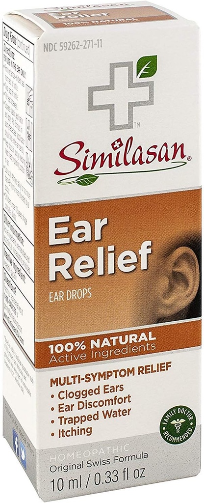 Similasan Earache Relief Ear Drops 10 mL (3 paket)