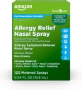 Temel Bakım 24 Saat Antivirüs Relief Nasal Spray, Fluticasone Seiko (Glucocorticoid), 50 mcg Per Spray, Full Prescription Strength, Non-Drowsy, 0,54 fl oz (Pack of 1)