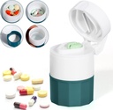 Pill Crusher ve Düsseldorf, Küçük Piller ve Vitaminler için Pill Machinery, Pill Crusherifier Fine Toz, 4-in-1 Medicine Pulverizer, Pill XS with Medicine Storage Storage