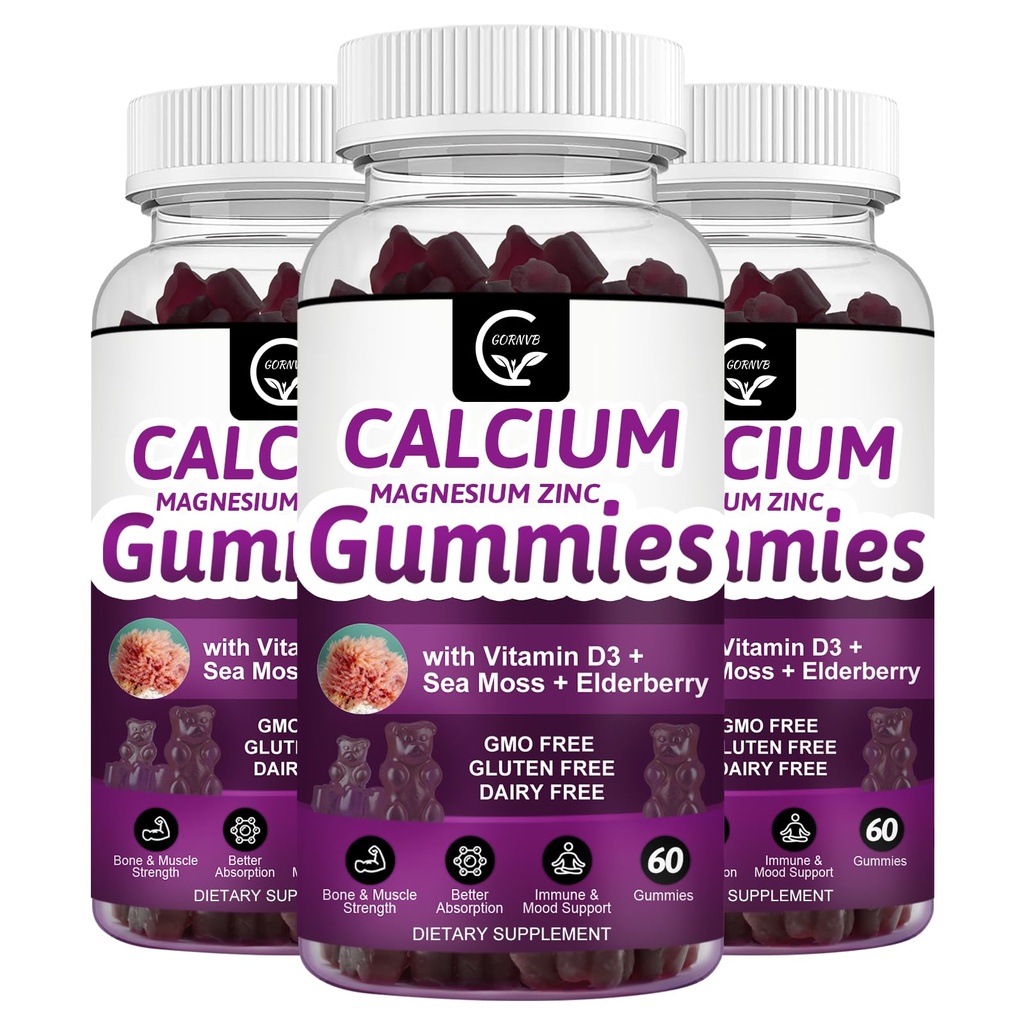 Yüksek Aborpsiyon Glycinate P Properties - Plant Kompleksi Magnezyum 2:1 Kemik, Kass, Immune & Sleep Support, Vegan-3 Paketi