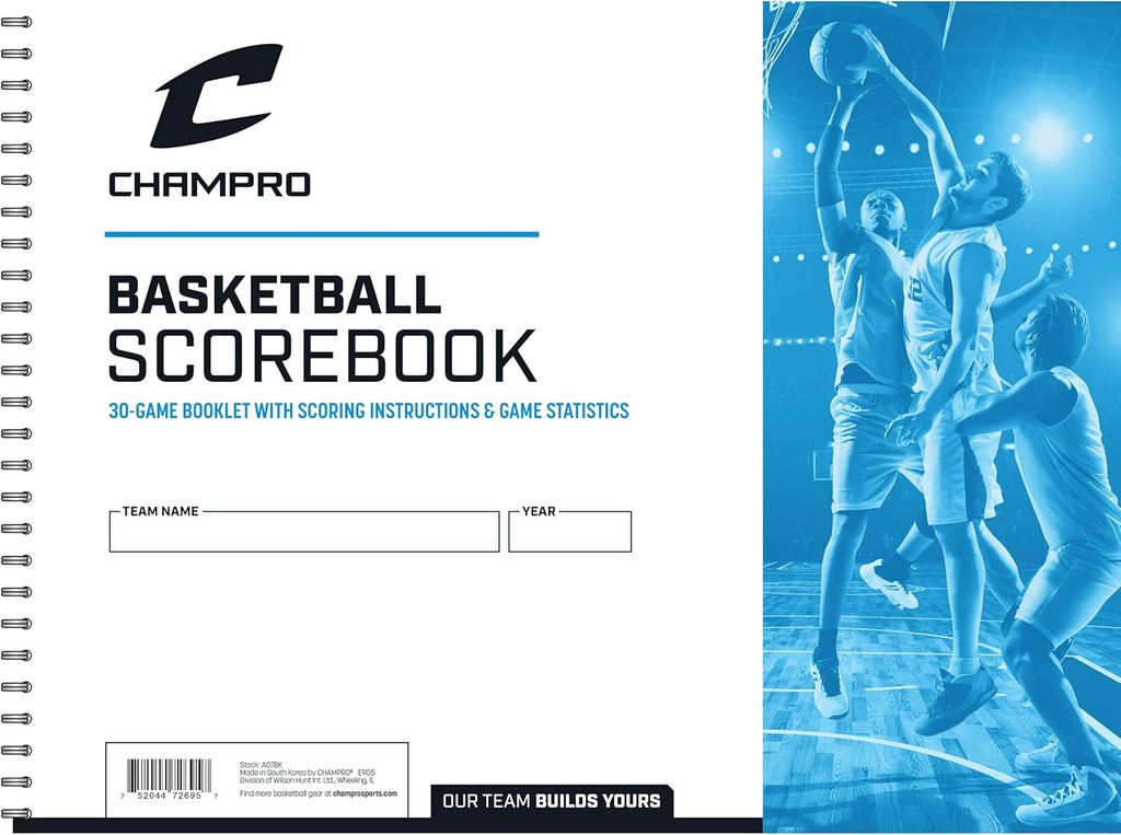 Champro Basketbol Puanı Kitabı (Beyaz)