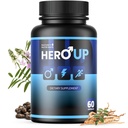 KahramanUP - Bitki bazlı Malzemeler ile Doğal Sağlık Tamamı - GMO, Stimulant-Free | ABD'de Made in the USA, GMP-Cerrec | 60 Capsules, 1 Ay Suppyy