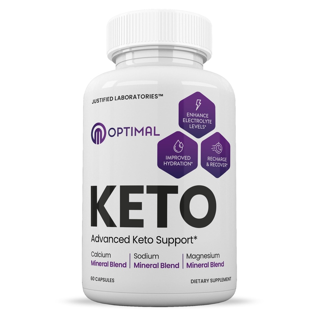 Justified Laboratories Optimal Keto - 60 Capsules - Ketgen Desteği Apple Cider Vinegar, Green Tea Leaf, C, Vitamin D3 & Ekstra Virgin Zeytinyağı - 30 Hizmet