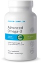 Cooper Tamam - Gelişmiş Omega 3 - Fish Oil Supplement, Interd EPA + DHA Omega-3 Fatty Acids 1400 mg - Şişe başına 60 Softgels. 4 Pack Of 4