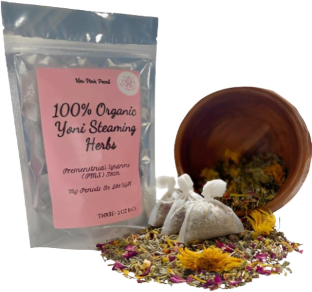 Feminine Care | 1 Ay Supply | 100% Organik Herb Mix | Cramping ile Yardım, Ağır Akış ve Kısa Aylık Lisansı Azaltır