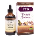 Amber NaturalZ TYD Tiroid Herbal Supplement for Dogs, Cats, Birds, Guinea Pigs ve Tavşanlar | Herbal Pet Supplement for Yourroid Health | 4 Akışkan Ounce Glass Şişe | ABD'de Üretilen