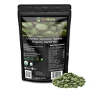 Go Nutra Organik Spirulina Chlorella Tabletleri 50/50 Mix | Nutrient Dense Superfood - Vegan Protein, Chlorophyll, Enzymes | 500 mg Her Chlorella Spirulina Tabletleri, 720 Kont, 4 Ay Supply