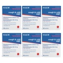 MAJOR Cough ve Cold HBP Tabletleri - Antihistamine ve Cough Suppressant for People with High Blood Pressure - Dextromethorphan HBr, Chlorpheniramine Maleate - 16 Count (6 Pack)
