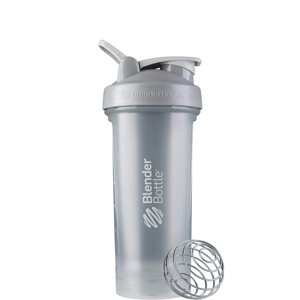 BlenderBottle Classic V2 Shaker Bottle Perfect for Protein Shakes and Pre Workout, 28-Ounce, Pebble Grey