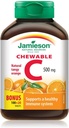 Jamieson C Chewable 500 mg - Tangy Orange, 120 sekme Bonus