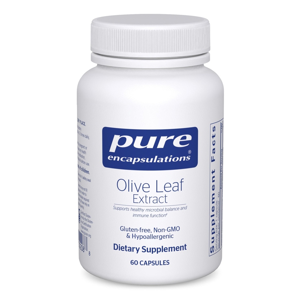 Saf Encapsulations Olive Leaf Extract | Hipoallergenic Supplement Supports Immune System and Health Intestinal Environment | 60 Capsules