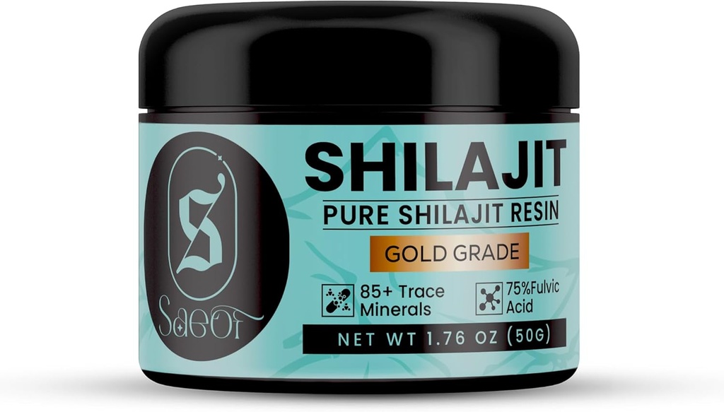 Organik Pure Himalaya Shilajitwear Gold for Men & Women | %75 Fulvic Acid | 85+ Traced Minerals | Lab Tested | Enerji ATM | Immune Support | 50 Grams