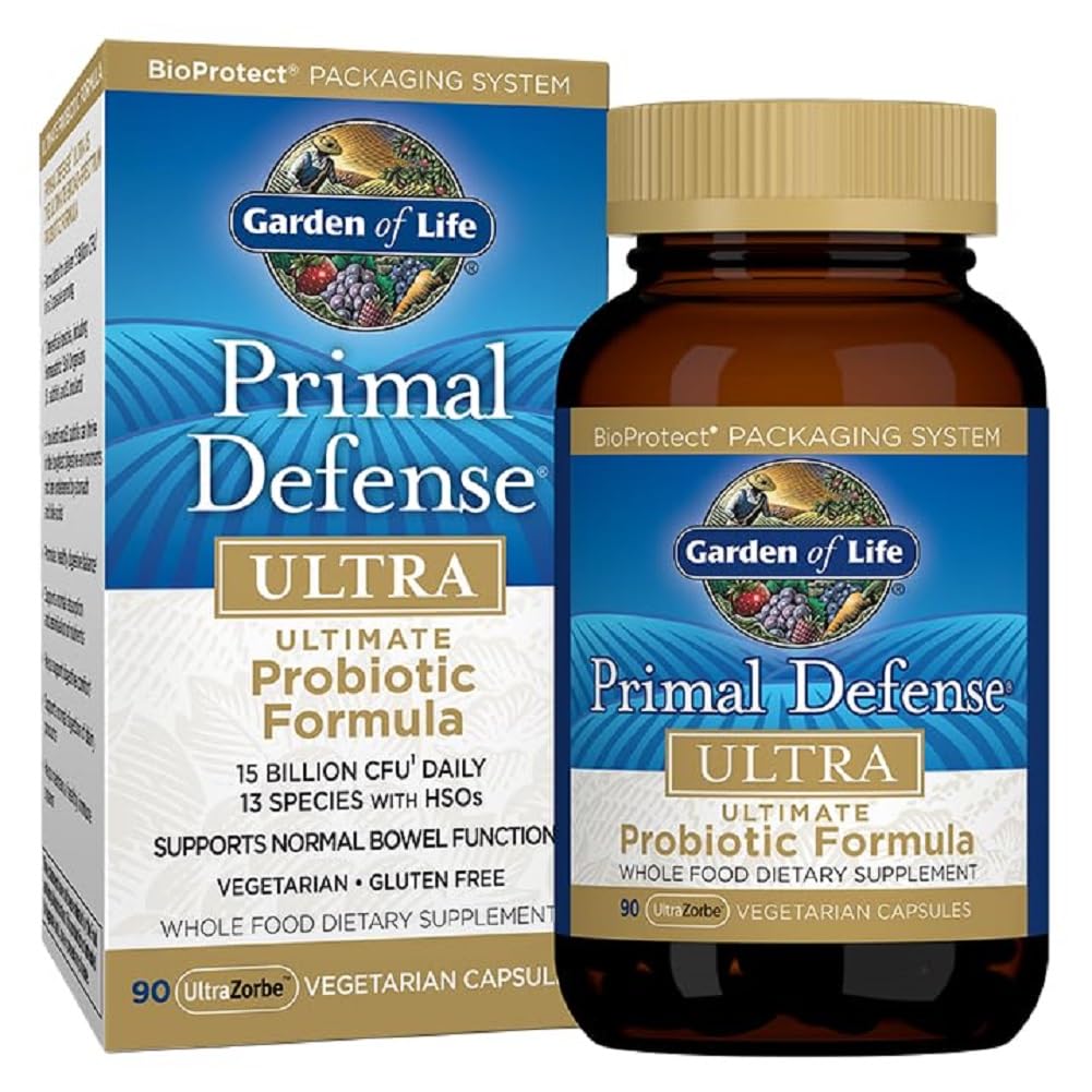 Garden of Life, Primal Defense, Ultra, Ultimate Probiotic Formula, 90 UltraZorbe Veggie Caps
