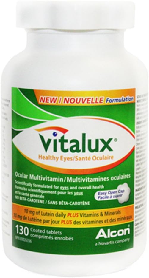 Vitaluxhealth Eyes Ocular Multivitamin 5 mg of lutein, 130 tablet