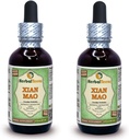 Xian Mao, Curculigo (Curculigo Orchioides) Glycerite, Organik Kuru Kök Toz Alkol Özgür Sıvı (Brand Name: HerbalTerra, Proudly Made in USA) 2x2 fl.oz (2x60 ml)
