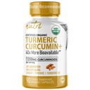Nature's Fusions Nutri Organic Turmeric Supplement 1425 mg - 40x More Bio available - 95 Curcuminoids - Turmeric Curcumin with Black Pepper, Ginger & Turmeric Oil - Supplement 1425mg - 40x More Bio available - 95 Curcuminoids - Turmeric Curcumin