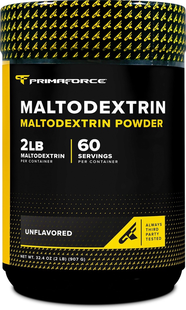 Primaforce Maltodextrin Toz (2 Pounds, Unflavored) - Gıda Grade Maltodextrin Tozu Daha Fazla Çalışma Enerjisi, Kazanma ve Endurance