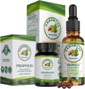 Propolis Health Premium Brezilyalı Green Propolis Sche: 1000 mg Capsules with Vitamin E & Green Propolis Türlü Sıvı - 50 Days Capsule & 30 Days Sıvı Supply for Immune Support