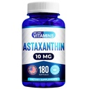 Vitaminler Astaxanthin 10 mg Softgel - Haematococcus Pluvialis'den Yüksek Potent Astaxanthin Supplements - Finds Eye, Joint, Skin Health & Energy Levels - 180 Servisler, 6 Ay Supply