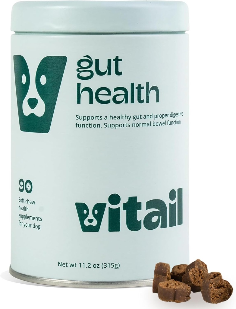Köpekler için Probiyotik Chews - Digestive Enzymes, Omega 3, & Bee Propolis - Destekler Digestion, Bowel Health & Immunity - 90 Chews