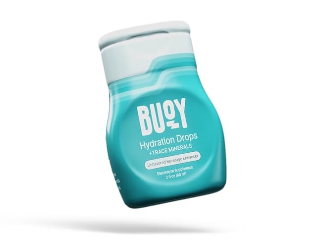Buoy Electrolyte Drops | No Sugar, No Sweeteners | Trace Mineraller, Vitaminler ve Antioksiler | Heflavored | Any Drink | Daily Hydration Supplement (1, Unflavored)