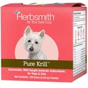 Herbsmith Pure Krill - Wild-Caught Antarktika Krill - Sadece 1 Malzemeler - Köpekler için Astaxanthin - Hazır Omega 3s - Köpekler için Alternatif - 150g