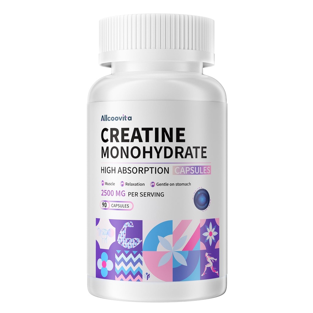 Tinatine Monohidrat Capsules - Tina3tine Capsules per Service, 2500 mg, Gluten Free, 90 Capsules