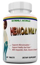 HEMOAWAY Natural Hemorrhoid Vitaminleri. Piles & Anal Fissure Relief. 60 Tablet